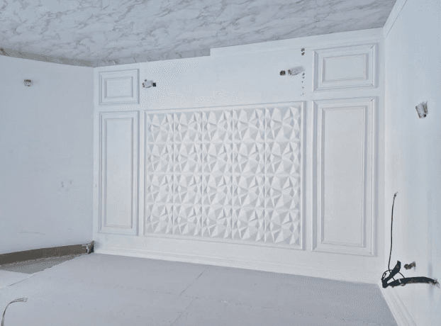 3D Gypsum Feature Wall