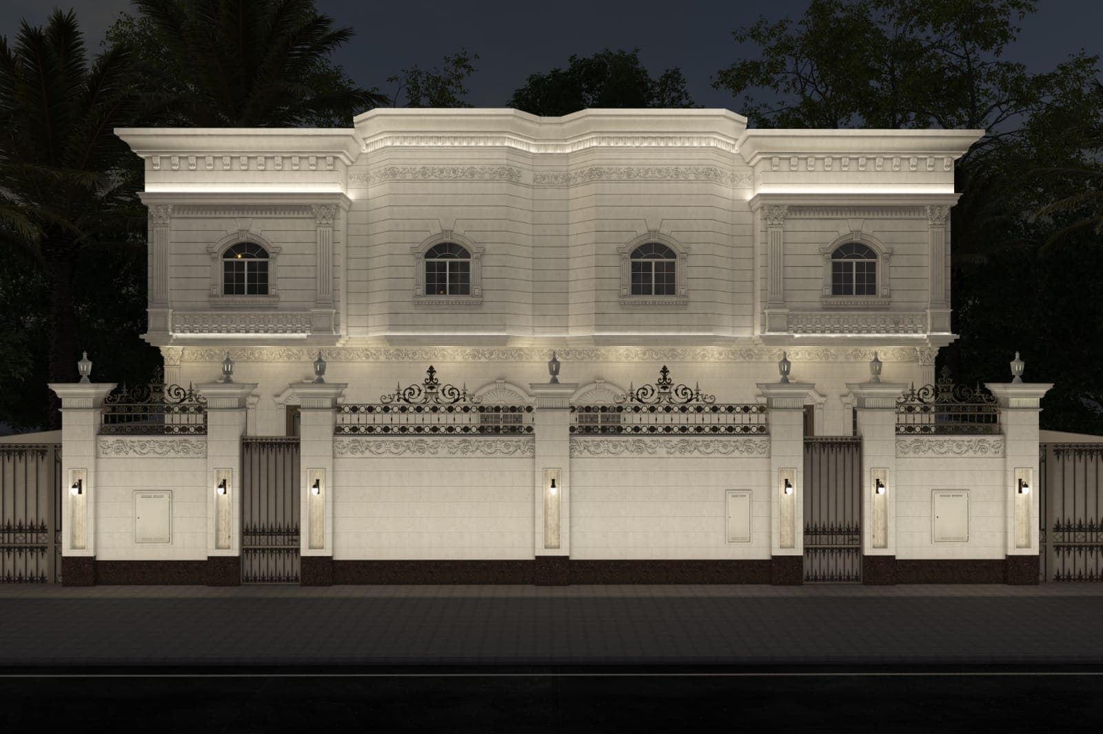 Villa Facade Finishing Support